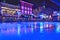 Empty ice-skating playground