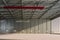 Empty industrial warehouse or hangar