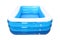 Empty inflatable rubber pool