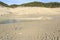 Empty lake at Bimont Dam