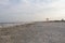 Empty large beach in Vadu