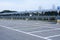 Empty Large Parking Lot Solar panels