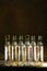 Empty liquor bottles