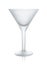 Empty matt martini glass