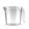 Empty measuring cup