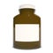 Empty Medical Brown Glass bottle