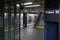 Empty metro station fulton street new york city