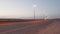 empty modern highway in evening time, large car road in desert, smooth asphalt