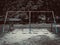 Empty old playground in public park