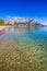 Empty Omis Beach - Dalmatia, Croatia