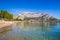 Empty Omis Beach - Dalmatia, Croatia