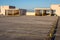 Empty open area parking on a multi-storey car parking area