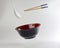 Empty oriental Japanese Chinese soup bowl