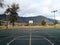 Empty Outdoor Basketball Court in Waimanalo
