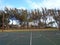 Empty Outdoor Basketball Court in Waimanalo