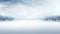 empty panoramic winter background with copy space