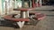 An empty park bench.Solitude in the City: Empty Park Bench on Rajpur Road Footpath, Dehradun, Uttarakhand, India