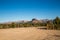 Empty parking lot of popular recreation area in the Utah desert