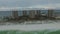Empty Pensacola Beach in Florida. Portofino Towers in Background. Gulf of Mexico V