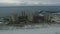 Empty Pensacola Beach in Florida. Portofino Towers in Background. Gulf of Mexico XXIII