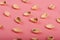 Empty pistachio shells