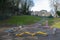 An empty playground as a result of the COVID-19 lockdown in Richmond, North Yorkshire