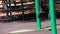 Empty Playground swing set