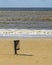 Empty Pocitos Beach, Montevideo, Uruguay