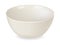 Empty porcelain bowl on a white background