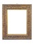 Empty precious handcrafted old frame for paintings, free copy sp
