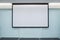 Empty Projection screen, Presentation board
