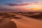 Empty Quarter Desert Dunes at Liwa, Abu Dhabi, United Arab Emirates