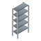 Empty rack icon, isometric style