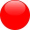 Empty red crystal button image with eps vector