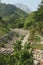 An empty riverbed in the Seoraksan National Park in South Korea