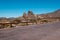 Empty road in desert mountain landscape street in scenic nature