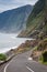 An empty road in Madeira island, Portuga