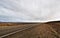 Empty road route arid climate cloudy sky day outdoors nature landscape Calafate Argentina