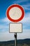 Empty road signboard for your sign, concept photo