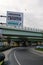 Empty road, turnout and road sign in istanbul Editorial shot in istanbul Turkey