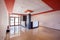 Empty room. interior. reception hall in modern building