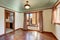 Empty room interior of tudor style home