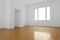 Empty room with wooden floor