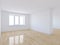 Empty room with wooden floor