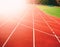 Empty running track for the background