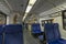 Almost empty S-Bahn train in Munich during the Coronavirus spring 2020 outbreak. People were too afraid to board the trains