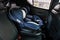 empty safety seat for baby or child in car