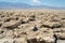 The empty salt pan of Devil\'s Golf Course in Death Valley, Calif