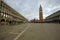 Empty San Marco square in Venice