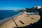 Empty Sao Joao do Estoril beach, 25km west of Lisbon, Portugal